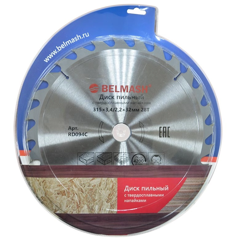 BELMASH 315х3,4/2,2х32ММ 28Т