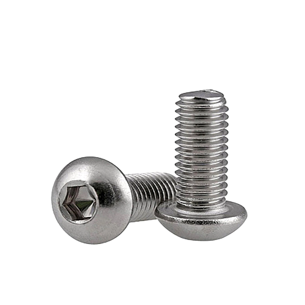 Винт ISO7380  М6х16 полукругл. гол., внутр. шестигр., оцинк., кл.пр.10,9