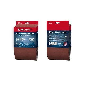 Лента шлифовальная BELMASH 152x1219 Р100