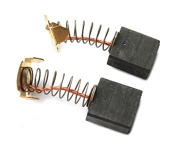 Щётки угольные КАЛИБР 8*16*17 пружина пятак 15*16, уши 6