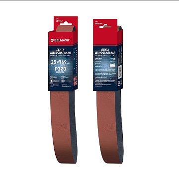 Лента шлифовальная BELMASH 25x769 Р320 3 шт.